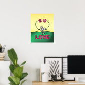 Muis en Bloemen Poster (Thuiskantoor)