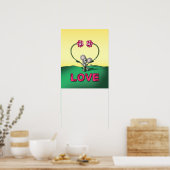 Muis en Bloemen Poster (Keuken)