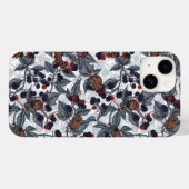Muis en braambeien op wit Case-Mate iPhone case (Achterkant (horizontaal))
