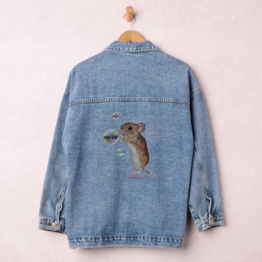 Muis en bubbels denim jas denim jacket (Hangar)