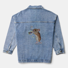 Muis en bubbels denim jas jacket