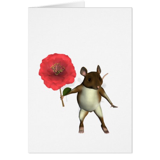 muis en camelia (Voorkant)