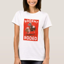 Muis en cavia Rodeo Vrouwen T-shirt