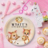 Muis en Cookie Thema Verjaardagsfeest Papier Bord (Feest)