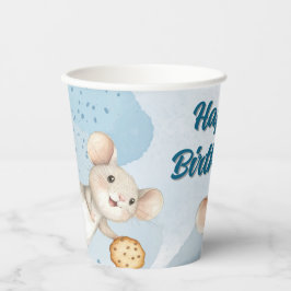 Muis en Cookie Verjaardagsfeest Papieren Cup Bekers
