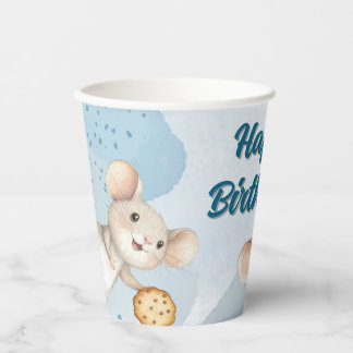 Muis en Cookie Verjaardagsfeest Papieren Cup Bekers
