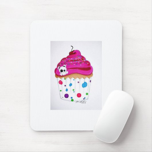 Muis en cupcake muismat (Met muis)