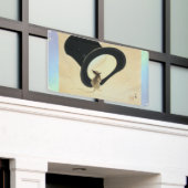 MUIS EN EEN BOVENHOEDBANNER MET GROMMETS SPANDOEK (Buitenkant Gebouw)