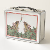 Muis en Holly Christmas Cookie tin (Voorkant)