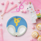 Muis en kaas papieren bordje (Feest)