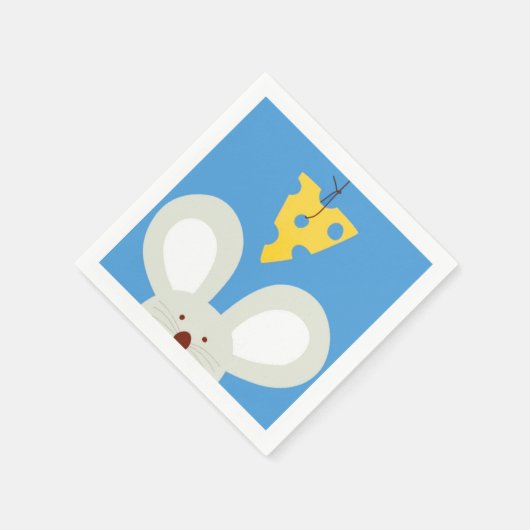 Muis en kaas servet (Hoek)