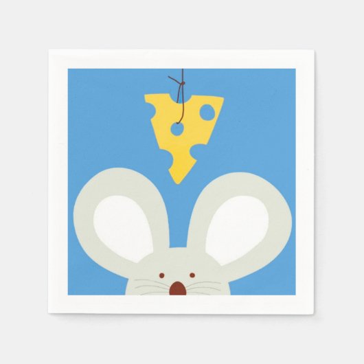 Muis en kaas servetten (Voorkant)