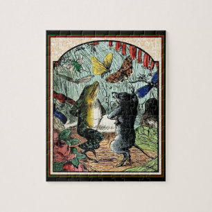 Muis en Kikker dansen bij Vlinderbal Puzzel