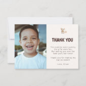 Muis- en koekverjaardagsfoto Bedankt-kaart Bedankkaart (Voorkant)