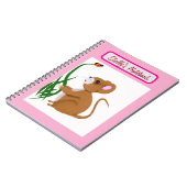 Muis en lieveheersbeestje Spiral Photo Notitieboek (Linkerzijde)