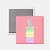 muis en macarons magneet (Voorkant / Achterkant)