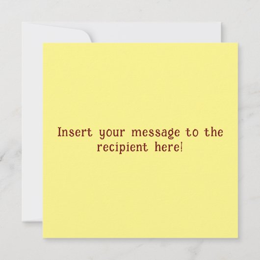 Muis en paddenstoel Hartelijk dank Bedankkaart (Achterkant)