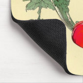 Muis en rode radijs, Japanse verf, c.1800s Muismat (Hoek)