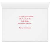 Muis en vogelkerst Ons huis voor jullie (Binenzijde Horizontaal (Onderkant))