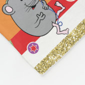 Muis en vrienden Hanukkah fleece deken (Hoek)
