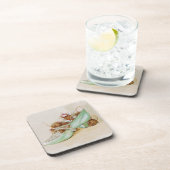 Muis familie in een schoen door Beatrix Potter Bier Onderzetter (Rechterzijde)