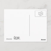 Muis Fantasy Mushroom Fairytale Art Briefkaart (Achterkant)