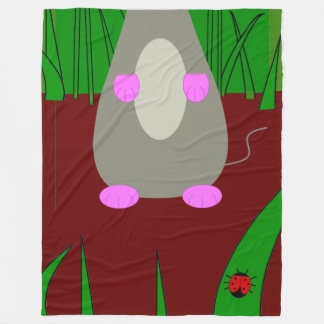 Muis Fleece Deken