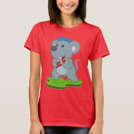 Muis Fles Rode wijn T-shirt