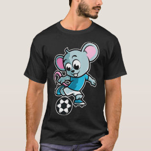 Muis Football game Dag Funny Team Sports Rat Sock T-shirt