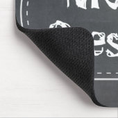 Muis gaat hier Blackboard Muismat (Hoek)