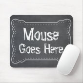 Muis gaat hier Blackboard Muismat (Met muis)