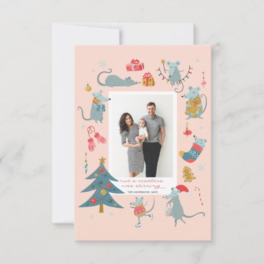 Muis | Geen schepsel was roerende vakantie Kaart (Voorkant)