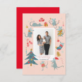 Muis | Geen schepsel was roerende vakantie Kaart (Voorkant / Achterkant)