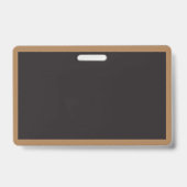 Muis Hall Pass Badge met Cartoon (Achterkant)