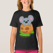 Muis Halloween pompoen T-shirt (Voorkant)
