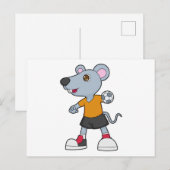 Muis Handbalspeler Handbal Briefkaart (Voorkant / Achterkant)