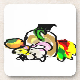 Muis herfst bier onderzetter