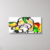 Muis herfst canvas afdruk (Voorkant)