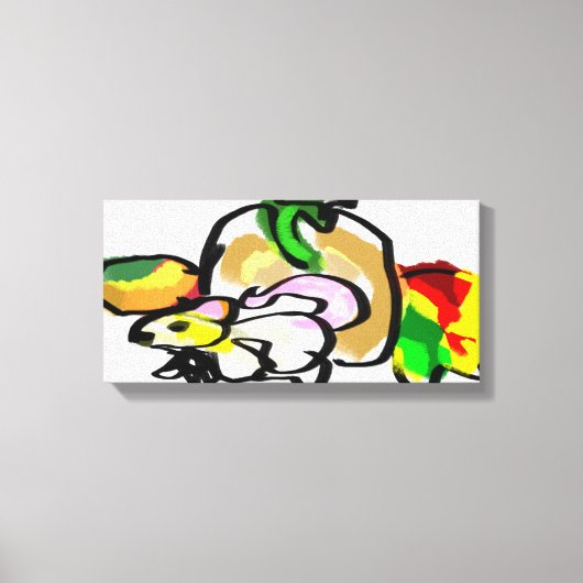 Muis herfst canvas afdruk (Voorkant)