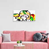 Muis herfst canvas afdruk (Insitu (Woonkamer))