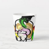 Muis herfst latte mok (Voorkant)