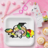 Muis herfst papieren bordje (Feest)