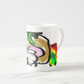 Muis herfst porselein kop (Voorkant rechts)