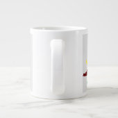 Muis herfstplezier grote koffiekop (Achterkant)