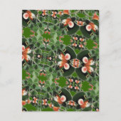 Muis in Clover Kaleidoscope St. Patrick's Day Briefkaart (Voorkant)