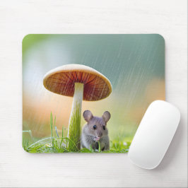 Muis in de regen muismat