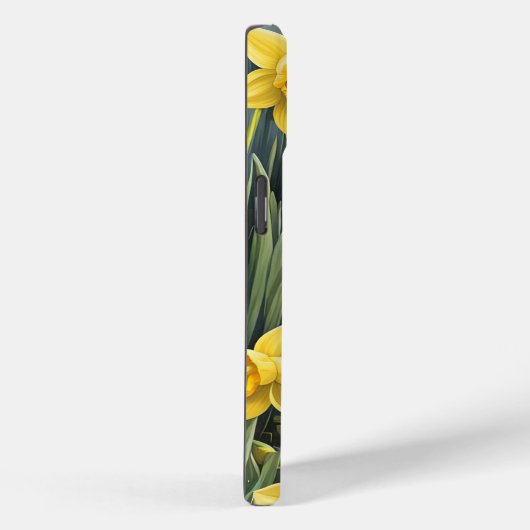 Muis in een regenachtige Daffodil tuin Case-Mate iPhone Case (Achterkant / Rechts)