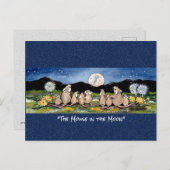 Muis in het Briefkaart van de Muon Whimsical-Water (Voorkant / Achterkant)