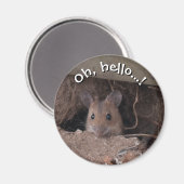 Muis in het gat magneet (Voorkant / Achterkant)