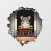 Muis in het huis - plinten board sticker (Vel)
